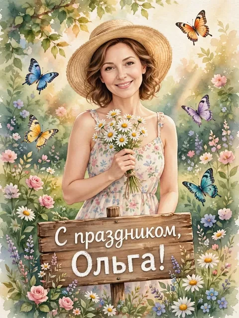 Выбрать дизайн «Бабочки в саду»