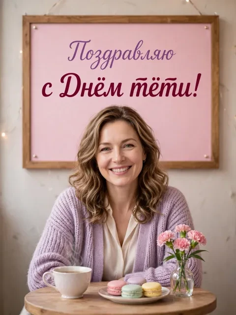 Уютное чаепитие в пастельных тонах