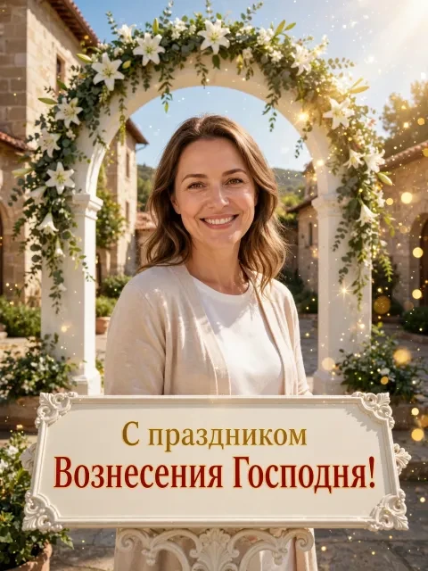 Выбрать дизайн «Праздничный двор и золотые искры»