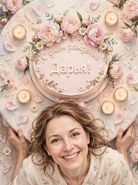 Торт с блёстками
