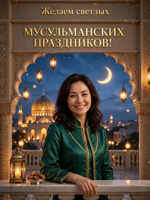 Изумрудная терраса с полумесяцем