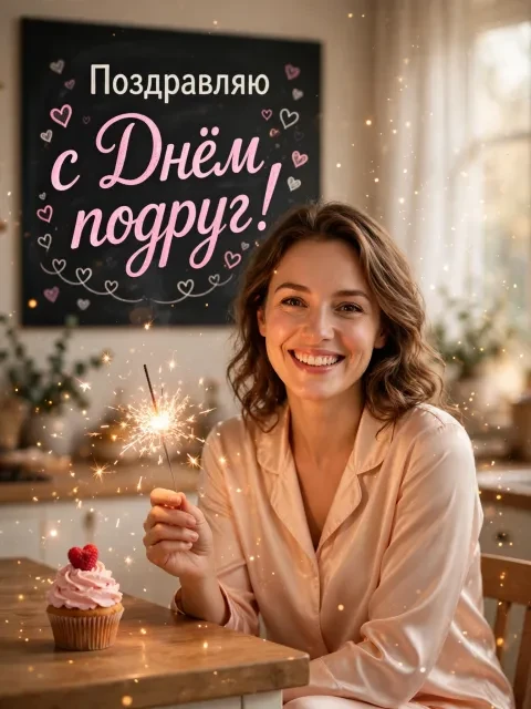 Выбрать дизайн «Утренний праздник с бенгальским огнем»