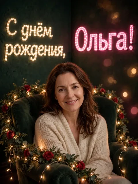 Выбрать дизайн «Гирлянда из роз»