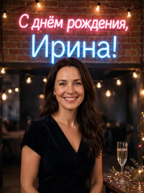 Выбрать дизайн «Неоновая вечеринка»
