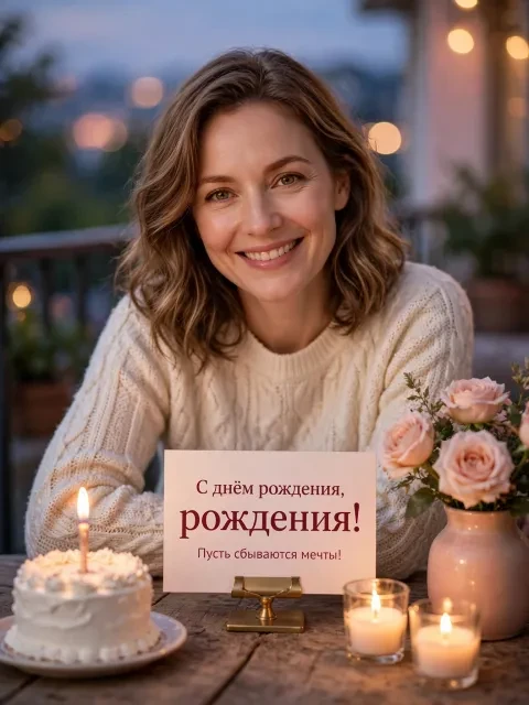 Выбрать дизайн «Романтический вечер при свечах»