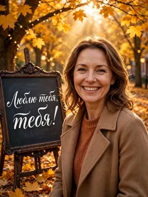 Выбрать дизайн «Осенний романтический вечер»