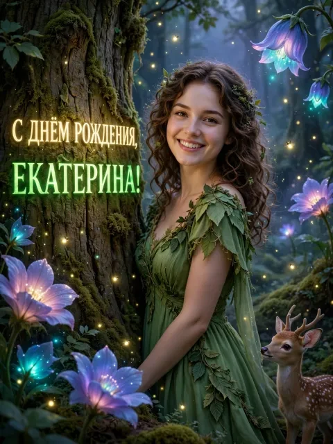 Выбрать дизайн «Сказочный лес с феей»
