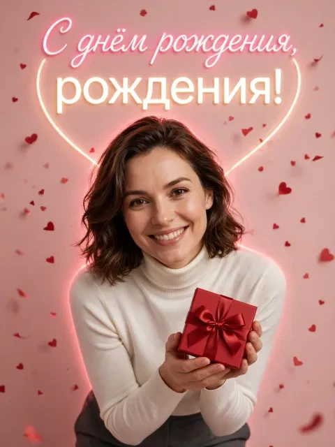 Выбрать дизайн «Неоновое признание»