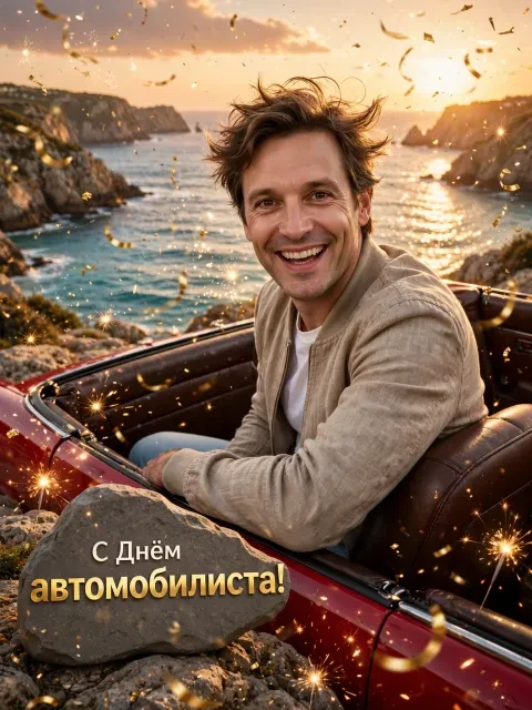 Выбрать дизайн «Морской серпантин на кабриолете»