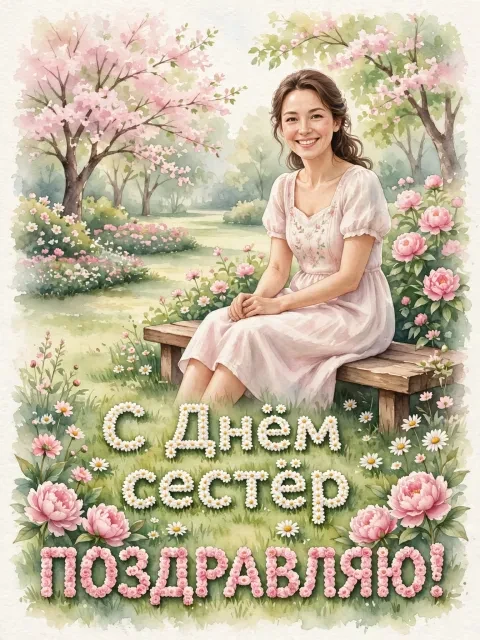 Выбрать дизайн «Сёстры в парке»