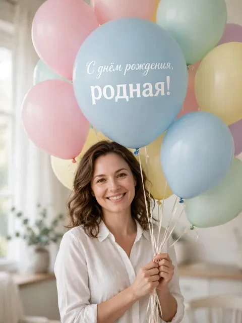 Выбрать дизайн «Воздушные шары»