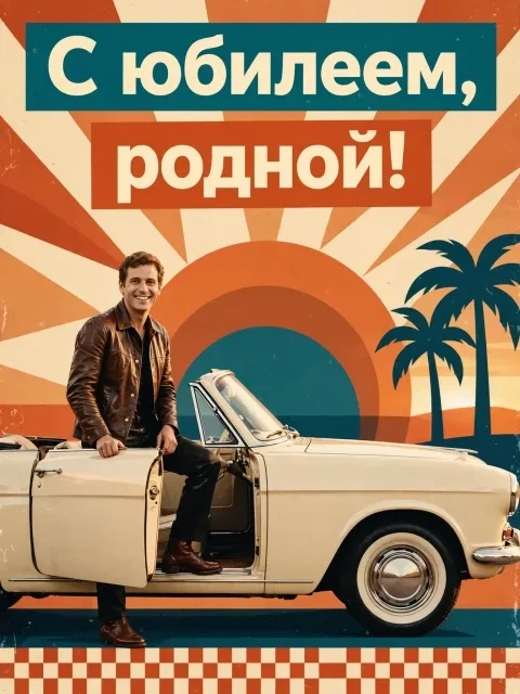 Выбрать дизайн «Ретро-афиша»