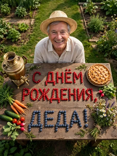 Выбрать дизайн «Дачный стол»