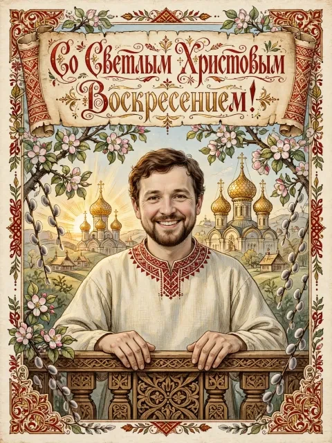 Сказочный билибинский мотив