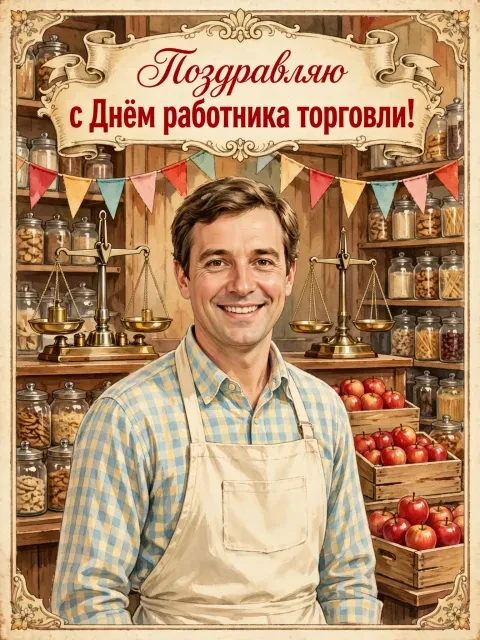 Ретро-витрина изобилия
