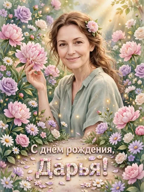 Выбрать дизайн «Сад цветущих пионов»