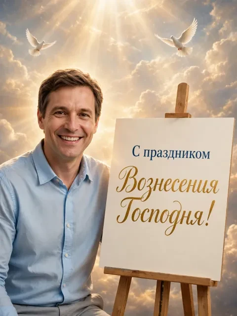 Сияние небес и белые голуби
