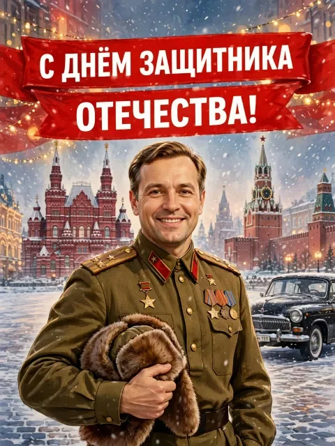 Выбрать дизайн «Февраль СССР»