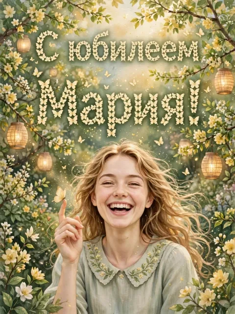 Выбрать дизайн «Бабочки в светящемся саду»