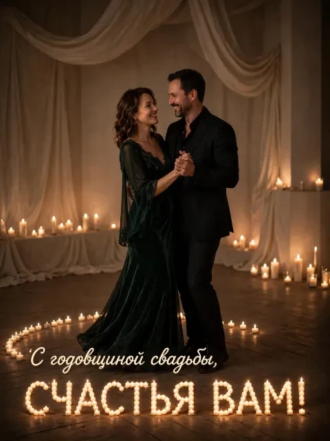 Выбрать дизайн «Танец при свечах»