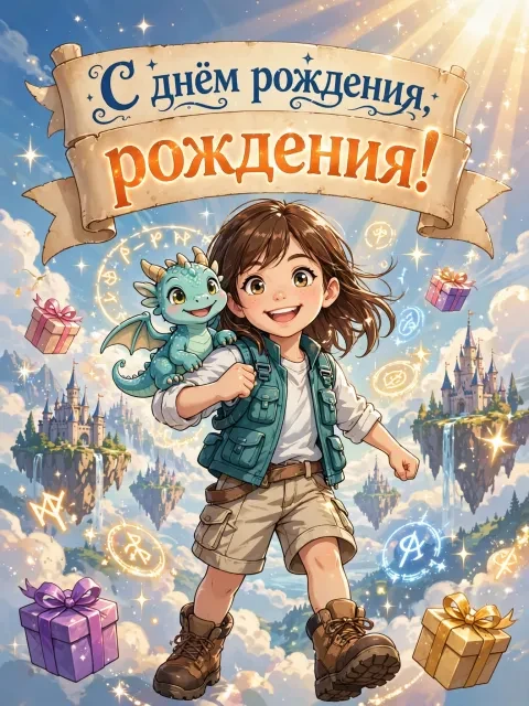 Выбрать дизайн «Аниме-хранитель дракончика»