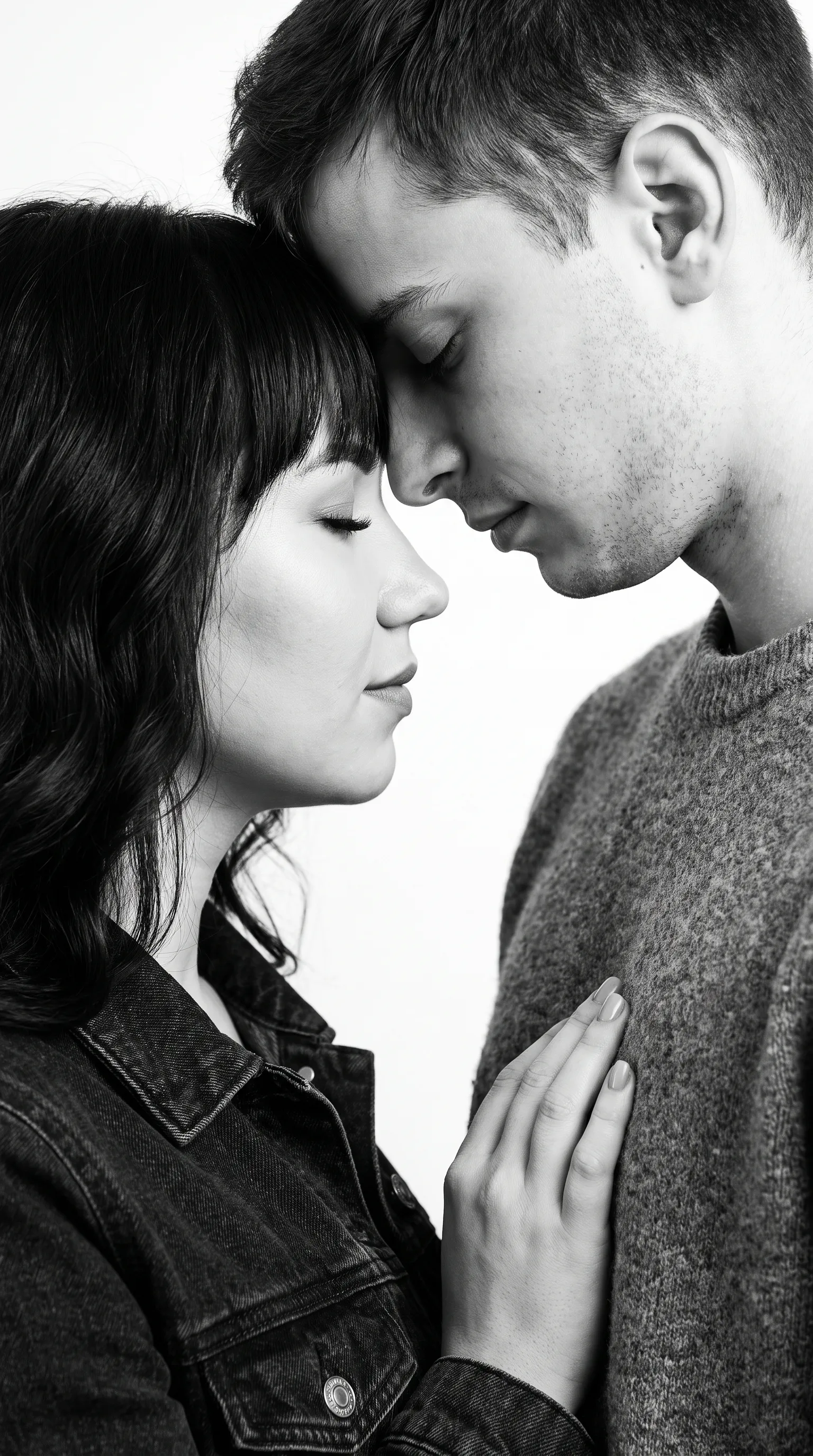 парная AI-фотосессия «Monochrome Intimacy Profile»