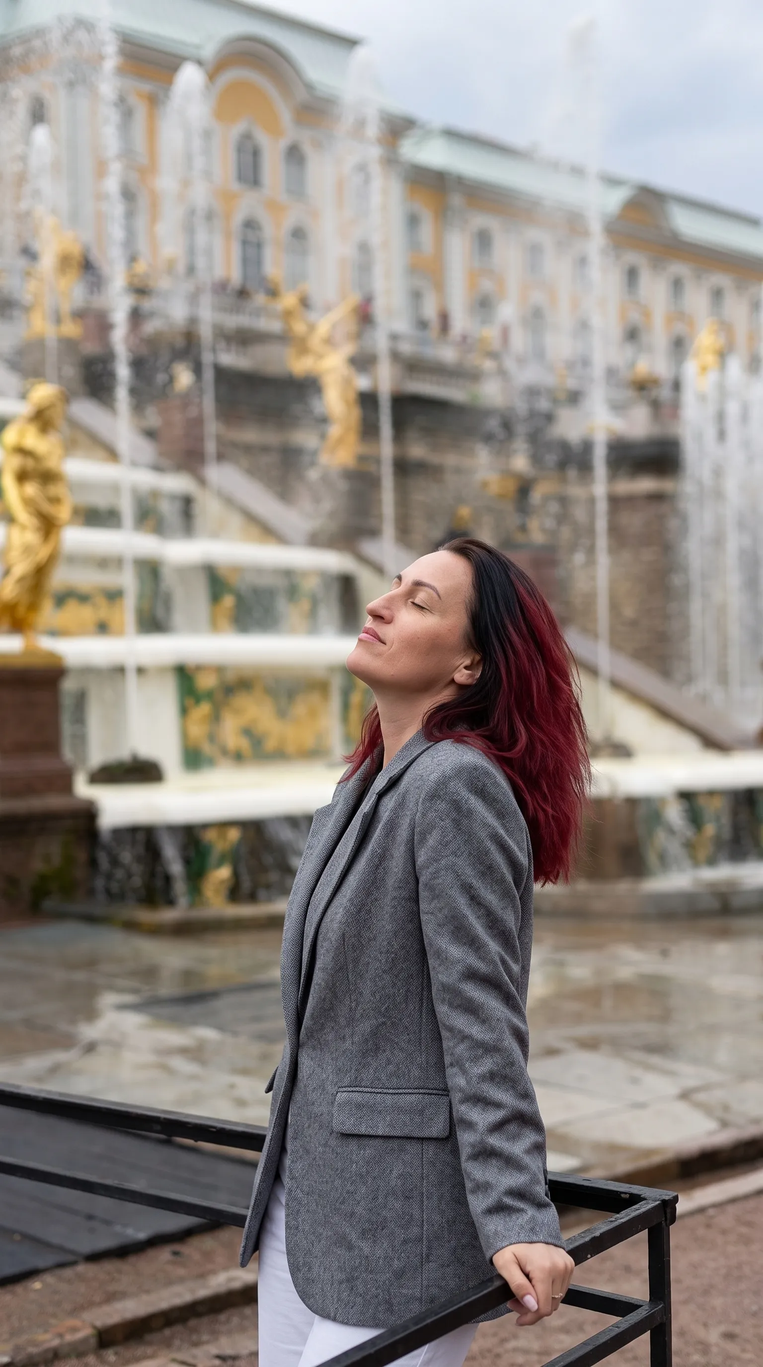 AI photoshoot “Serenity at the Grand Cascade”
