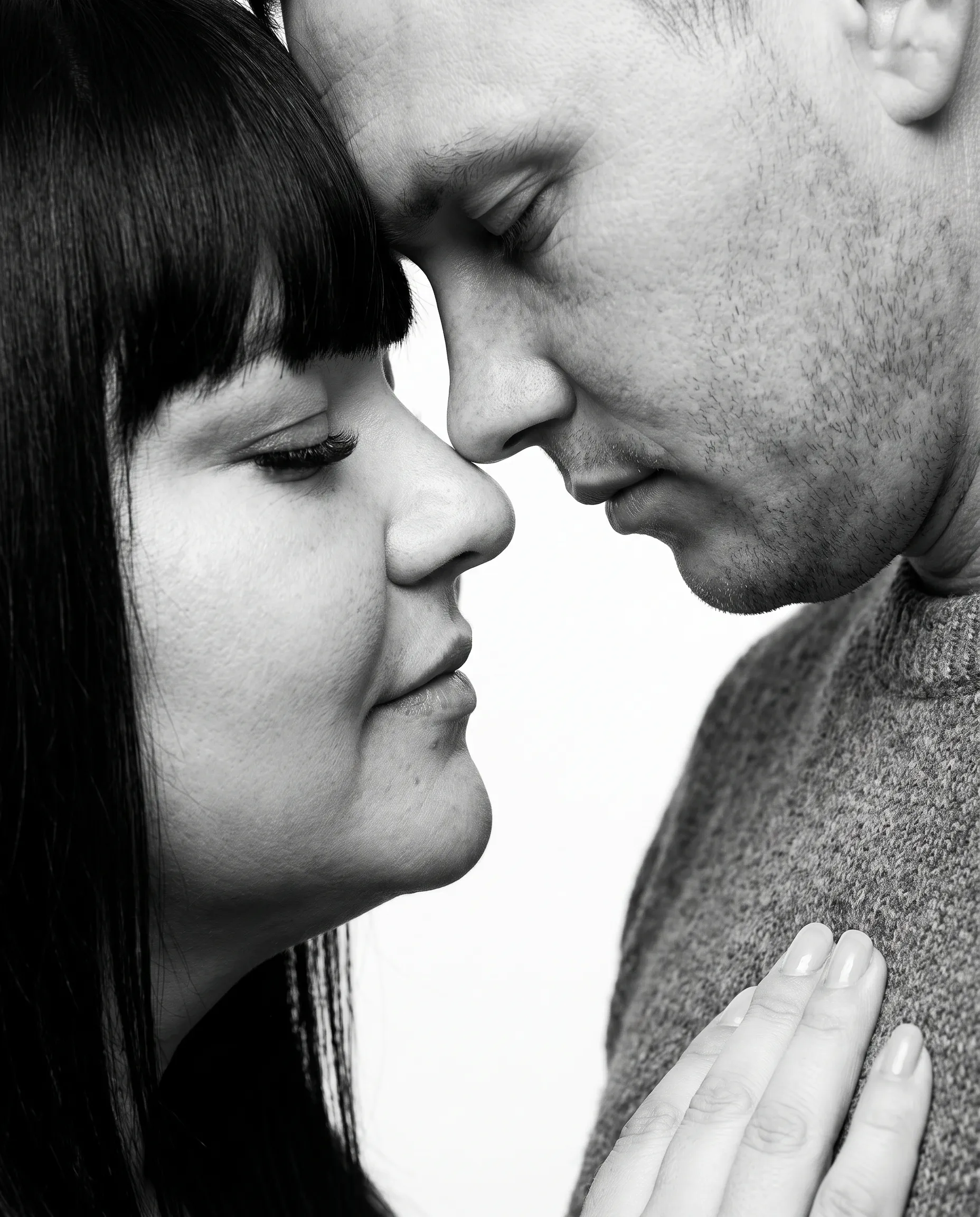 парная AI-фотосессия «Monochrome Intimacy Profile»