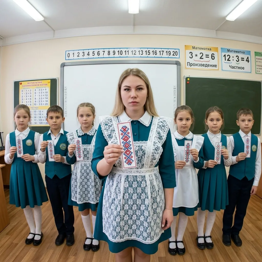 AI-фотосессия «Classroom Craft Display»