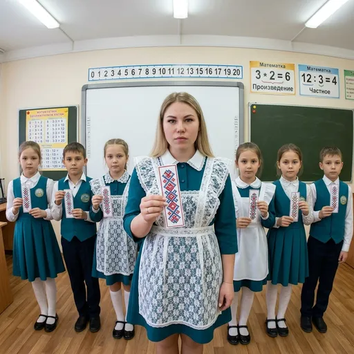 AI-фотосессия «Classroom Craft Display»