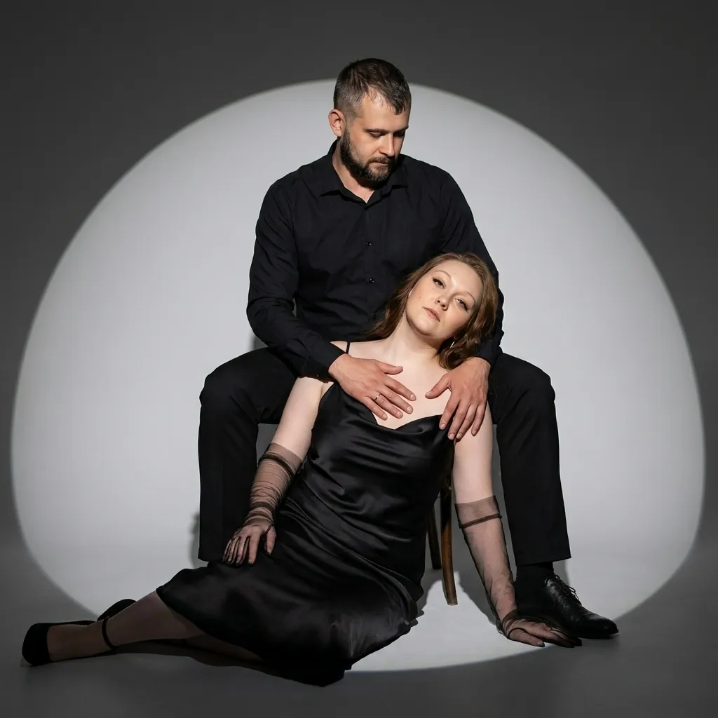 парная AI-фотосессия «The Spotlight Intimacy»