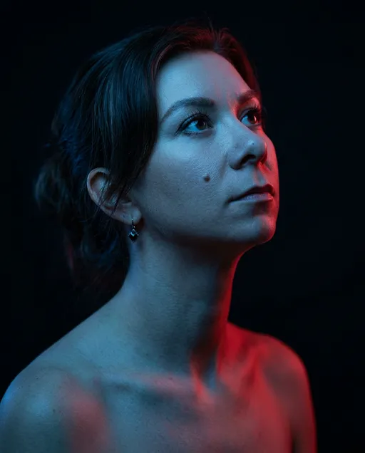 AI-фотосессия «Neon Duo Portrait»
