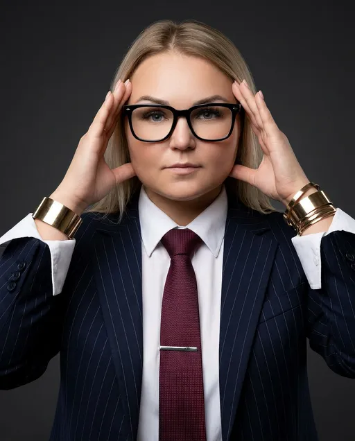 AI-фотосессия «Corporate Chic Studio Portrait»