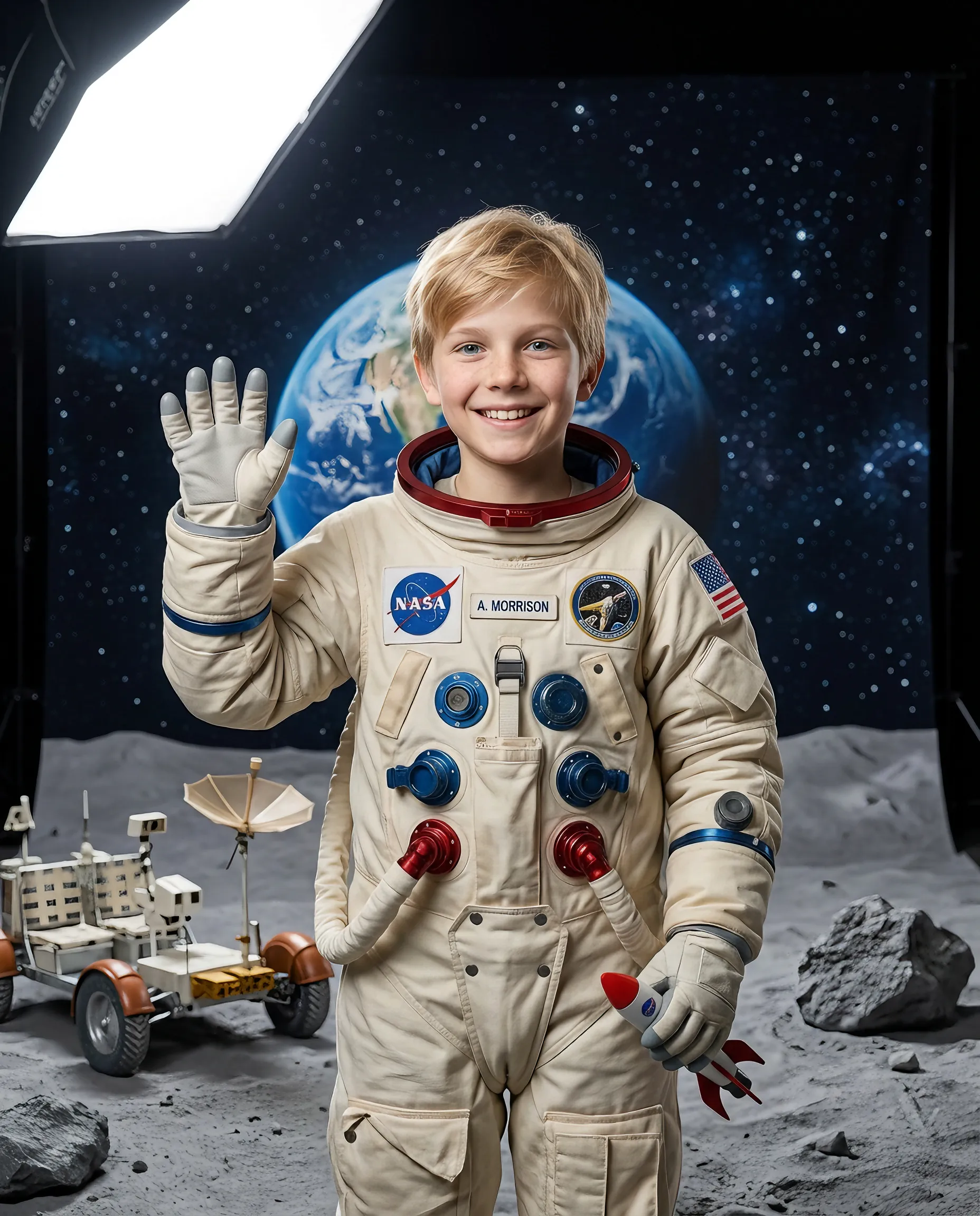 AI-фотосессия «Lunar Explorer Portrait»