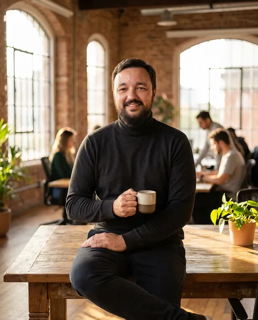 AI-фотосессия «Corporate Leader in Loft Office»