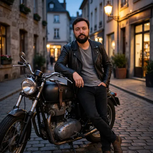 AI-фотосессия «Frontal ID-Style Portrait Against Neutral Backdrop»