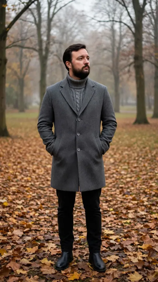 AI-фотосессия «Autumn Park Portrait»