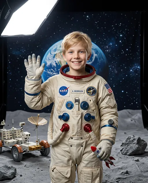 AI-фотосессия «Lunar Explorer Portrait»