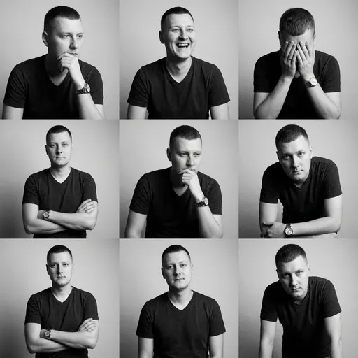 AI-фотосессия «The Portfolio Contact Sheet»