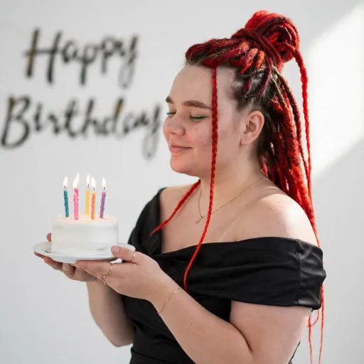 AI-фотосессия «Minimalist Birthday Portrait with Candlelight»