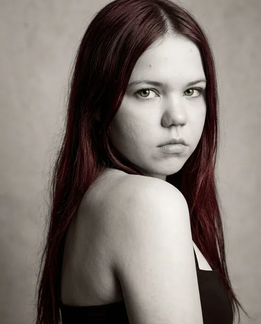 AI-фотосессия «Monochrome Studio Portrait»