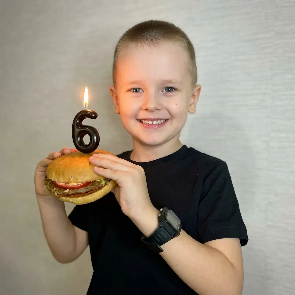 AI-фотосессия «The Birthday Burger Portrait»