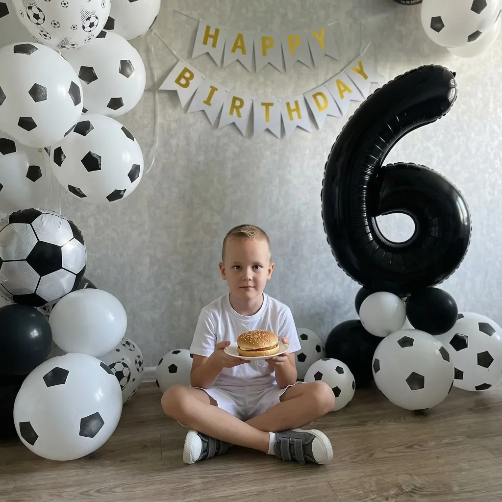 AI-фотосессия «Sixth Birthday Soccer Celebration»