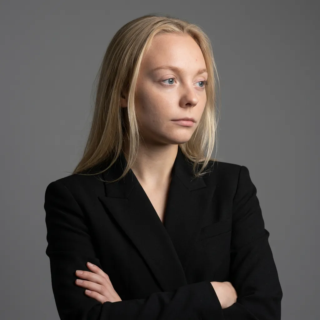 AI-фотосессия «Corporate Minimalist Studio Portrait»