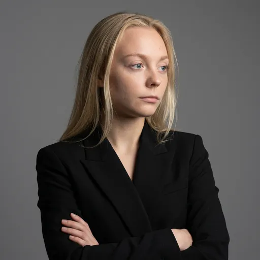 AI-фотосессия «Corporate Minimalist Studio Portrait»
