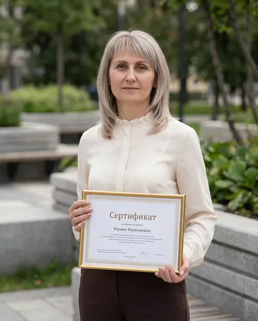 AI-фотосессия «Certificate Presentation Portrait in Urban Park»