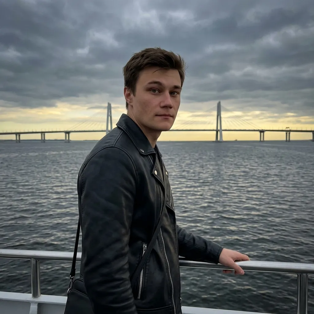 AI-фотосессия «Portrait on Water with Bridge Backdrop»