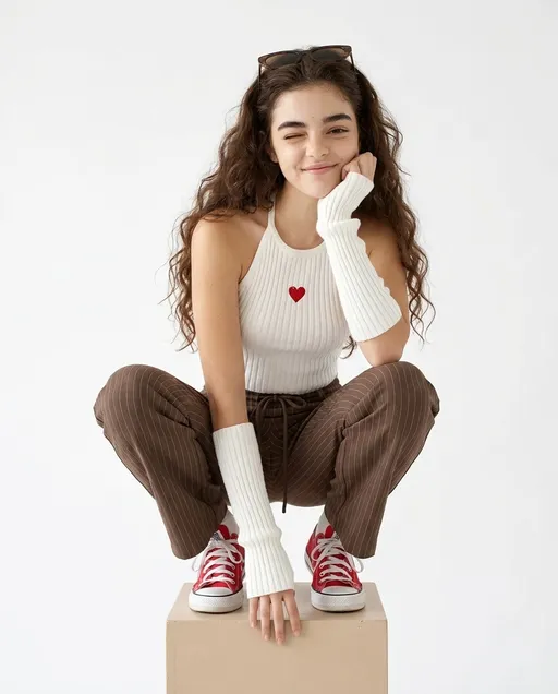 AI-фотосессия «Playful Studio Squat»