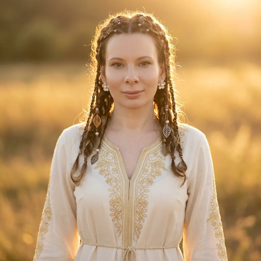AI-фотосессия «Bohemian Sunset Portrait»