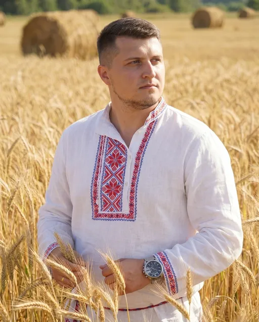 AI-фотосессия «Traditional Portrait in Wheat Field»